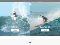 Desktop screenshot for billabong.com