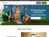 Desktop screenshot for shipt.com