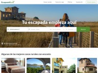 Desktop screenshot for escapadarural.com