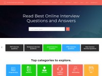 Desktop screenshot for onlineinterviewquestions.com