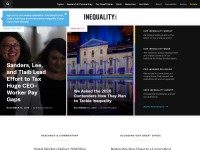 Desktop screenshot for inequality.org