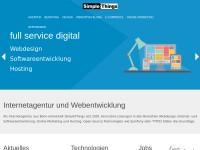 Desktop screenshot for simplethings.de