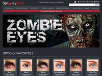 Desktop screenshot for spookyeyes.com