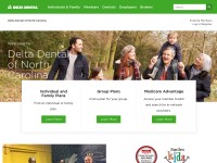 Desktop screenshot for deltadentalnc.com