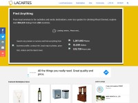 Desktop screenshot for lacartes.com