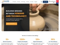 Desktop screenshot for zealousys.com