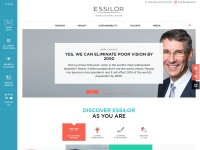Desktop screenshot for essilor.com
