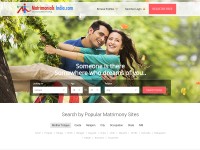 Desktop screenshot for matrimonialsindia.com