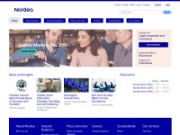 Desktop screenshot for nordea.com
