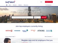 Desktop screenshot for gulftalent.com