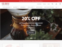 Desktop screenshot for ecscoffee.com