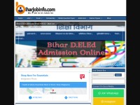 Desktop screenshot for biharjobinfo.com