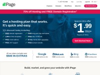 Desktop screenshot for ipage.com