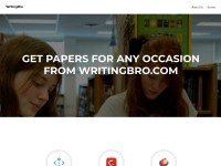 Desktop screenshot for writingbro.com