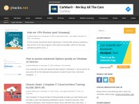 Desktop screenshot for ghacks.net