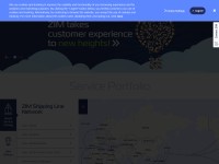 Desktop screenshot for zim.com