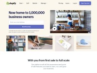 Desktop screenshot for shopify.com