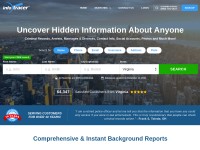 Desktop screenshot for infotracer.com