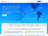 Desktop screenshot for bnamericas.com