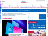 Desktop screenshot for british-gymnastics.org