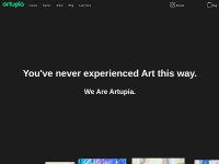 Desktop screenshot for artupia.com