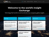 Desktop screenshot for cint.com