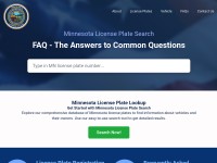 Desktop screenshot for minnesotalicenseplate.com