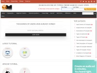 Desktop screenshot for tutorialsmate.com