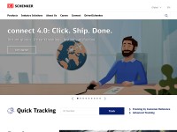 Desktop screenshot for dbschenker.com