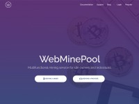 Desktop screenshot for webminepool.com