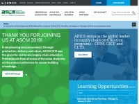 Desktop screenshot for apics.org