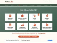 Desktop screenshot for money.hu