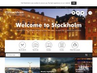 Desktop screenshot for visitstockholm.com