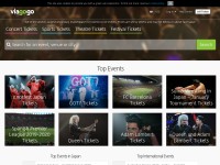 Desktop screenshot for viagogo.jp