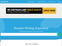 Desktop screenshot for resumeok.com