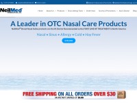 Desktop screenshot for neilmed.com