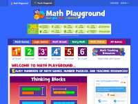 Desktop screenshot for mathplayground.com