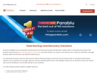 Desktop screenshot for parablu.com