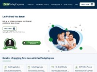 Desktop screenshot for cashtodayexpress.com