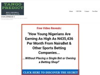 Desktop screenshot for tangopredict.com