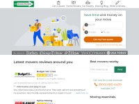 Desktop screenshot for mymovingreviews.com