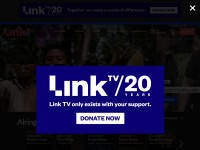 Desktop screenshot for linktv.org