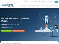 Desktop screenshot for easyname.com