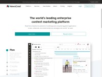 Desktop screenshot for newscred.com