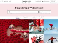 Desktop screenshot for gettyimages.at