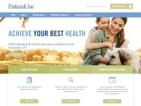 Desktop screenshot for preferredone.com