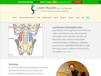 Desktop screenshot for learnmuscles.com