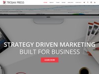 Desktop screenshot for trojanpressinc.com