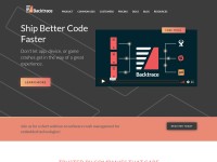 Desktop screenshot for backtrace.io