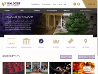 Desktop screenshot for waldorf.edu